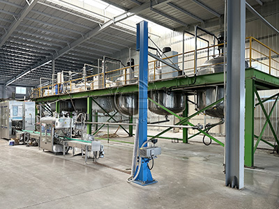 液体肥生产线现场，复混肥生产现场