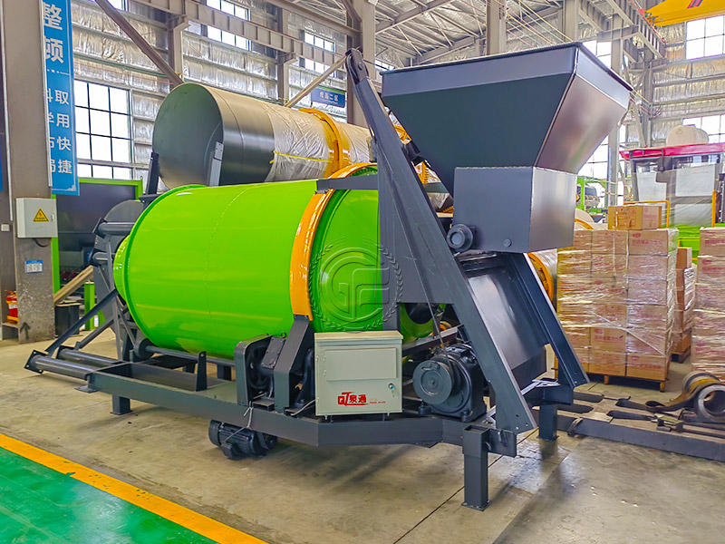 发酵罐和履带翻堆机发酵方案